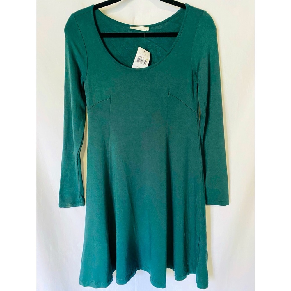 Lush Cute Pine Green Dress